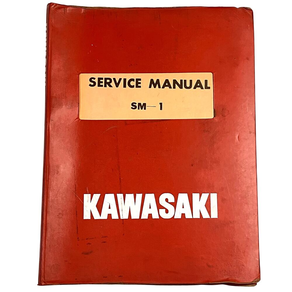 Vintage Kawasaki Service Manual SM-1 1969 1970 Factory OEM Shop Repair Book
